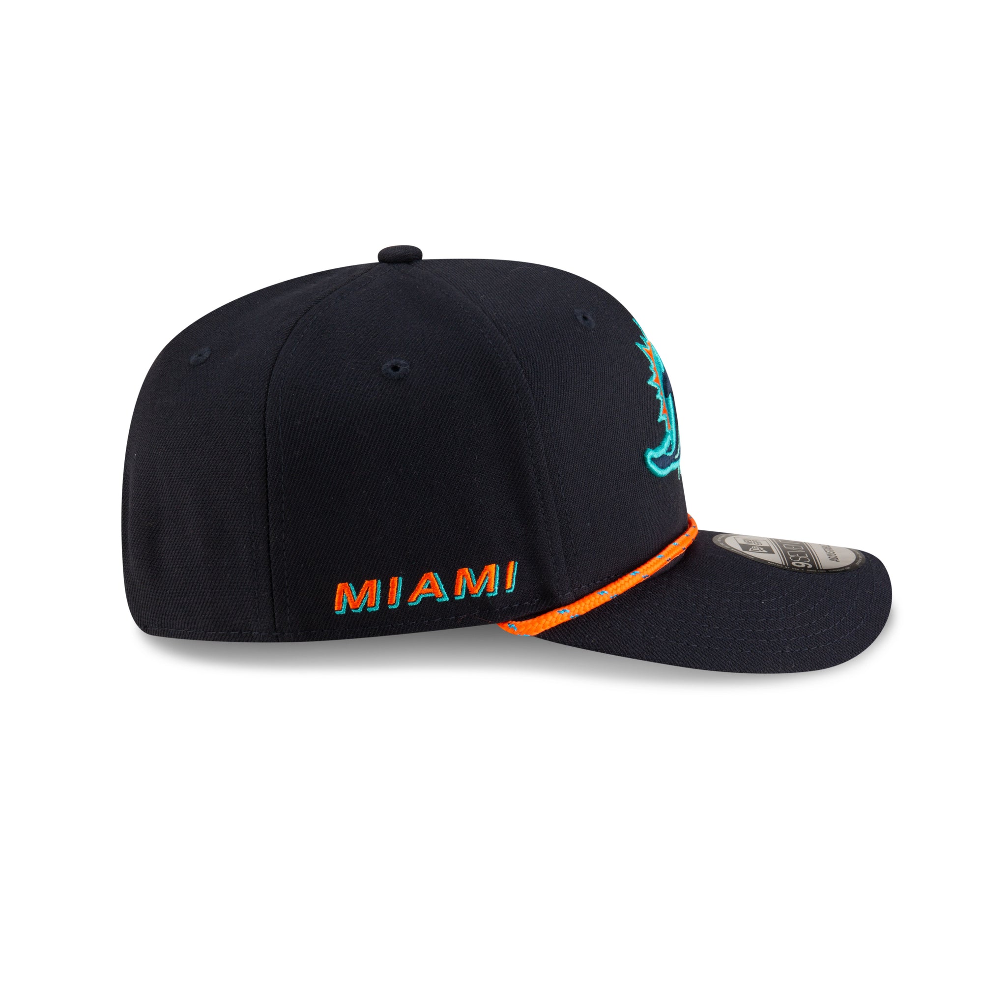 Miami Dolphins New Era 2025 Rivalries 9SEVENTY Stretch Snap NFL Cap Navy - STADIUMDREAMS