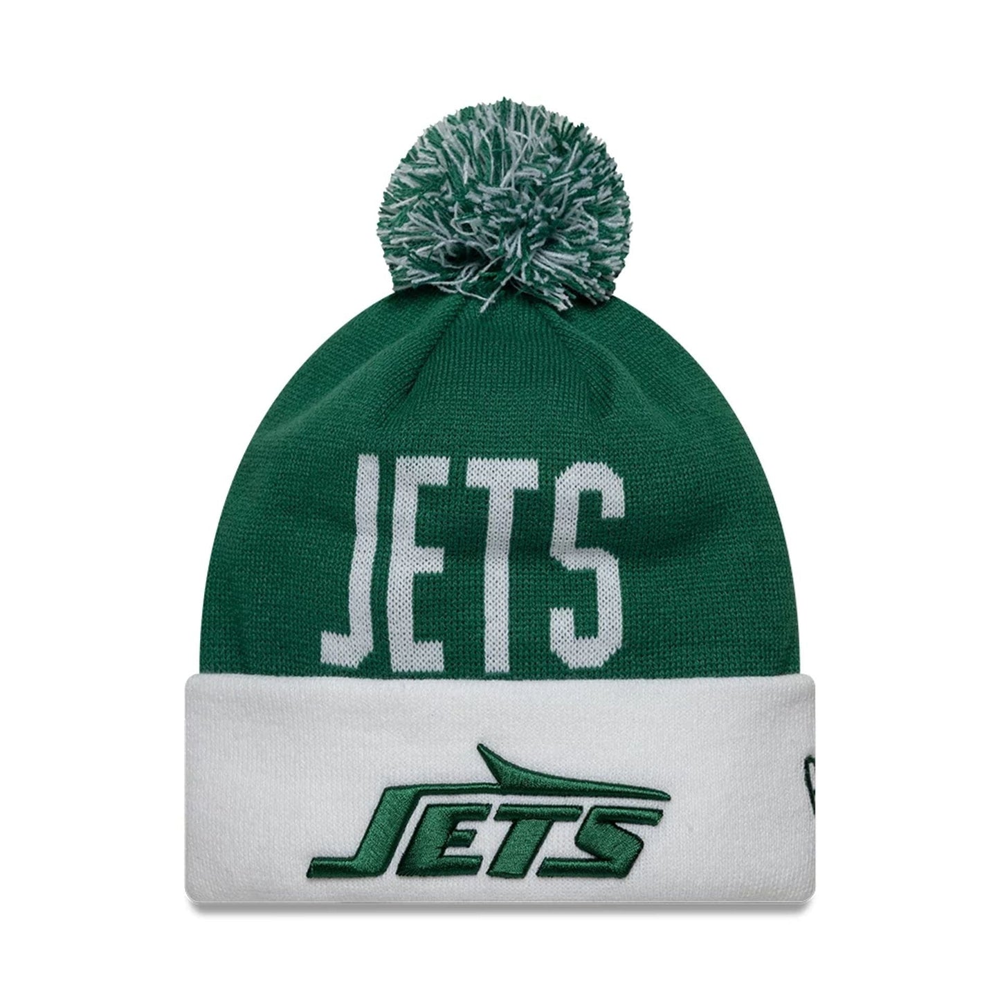 New York Jets New Era NFL London Games 2025 Cuff Knit Beanie Grün - STADIUMDREAMS