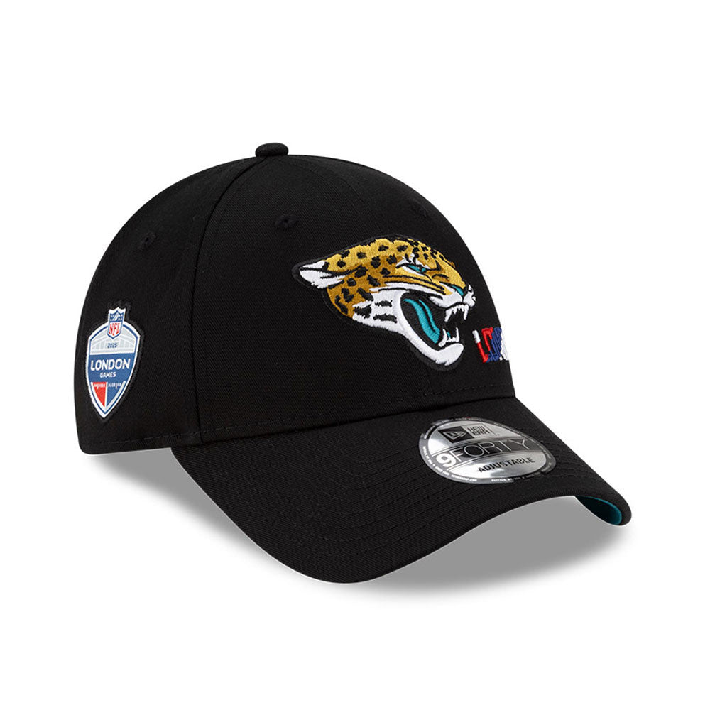 NFL London Games 2025 Jacksonville Jaguars 9FORTY Cap Schwarz - STADIUMDREAMS