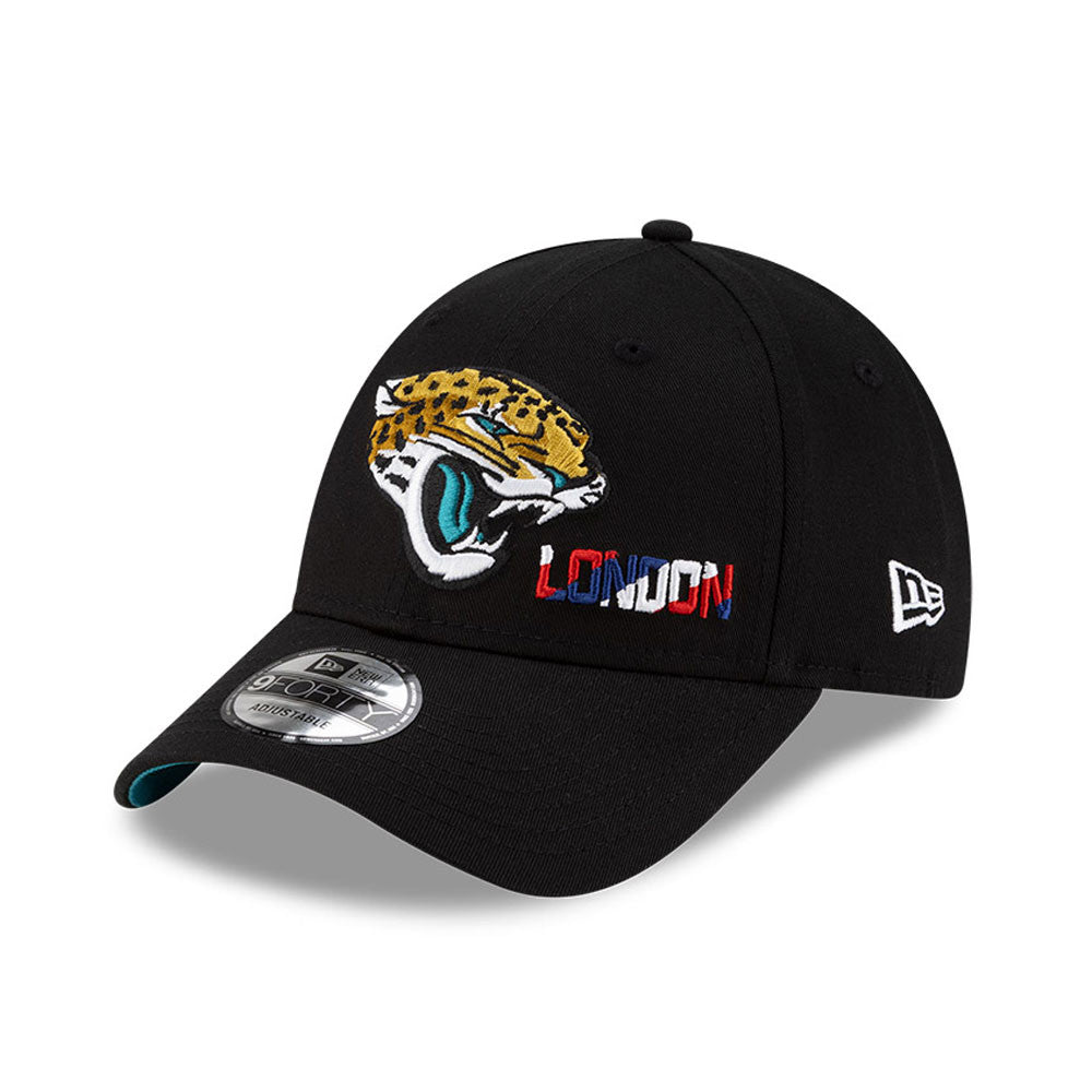 NFL London Games 2025 Jacksonville Jaguars 9FORTY Cap Schwarz - STADIUMDREAMS