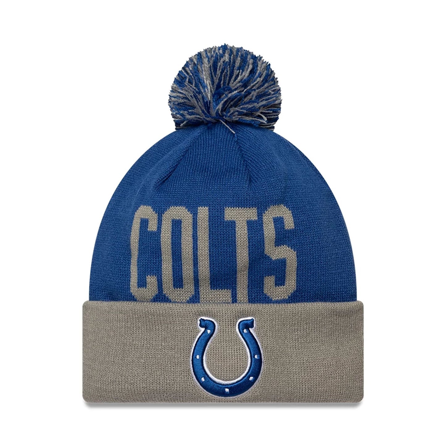 Indianapolis Colts New Era NFL Berlin Game 2025 Cuff Knit Beanie Blau - STADIUMDREAMS