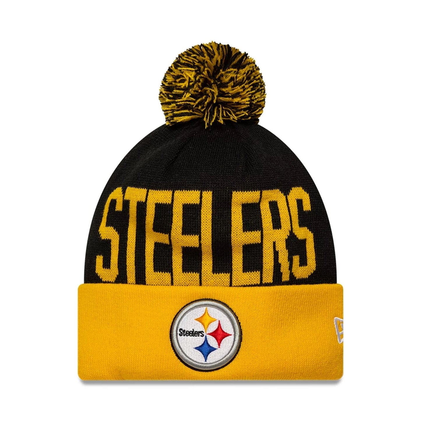 Pittsburgh Steelers New Era NFL Dublin Game 2025 Cuff Knit Beanie Schwarz - STADIUMDREAMS