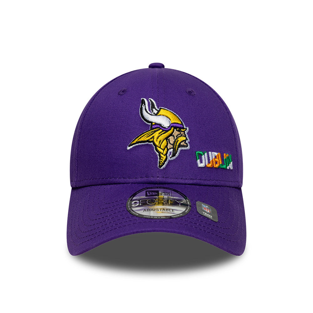NFL Dublin Game 2025 Minnesota Vikings 9FORTY Cap Lila - STADIUMDREAMS