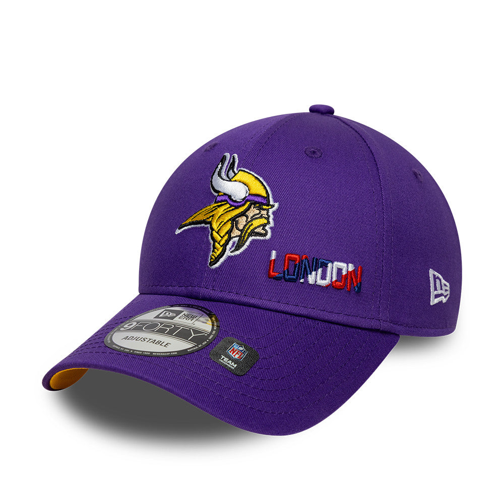 NFL London Games 2025 Minnesota Vikings 9FORTY Cap Lila - STADIUMDREAMS