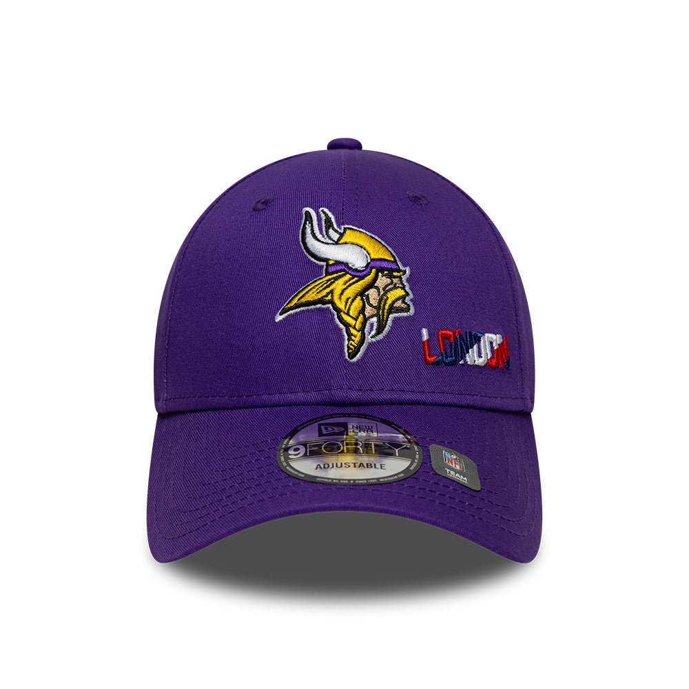 NFL London Games 2025 Minnesota Vikings 9FORTY Cap Lila - STADIUMDREAMS