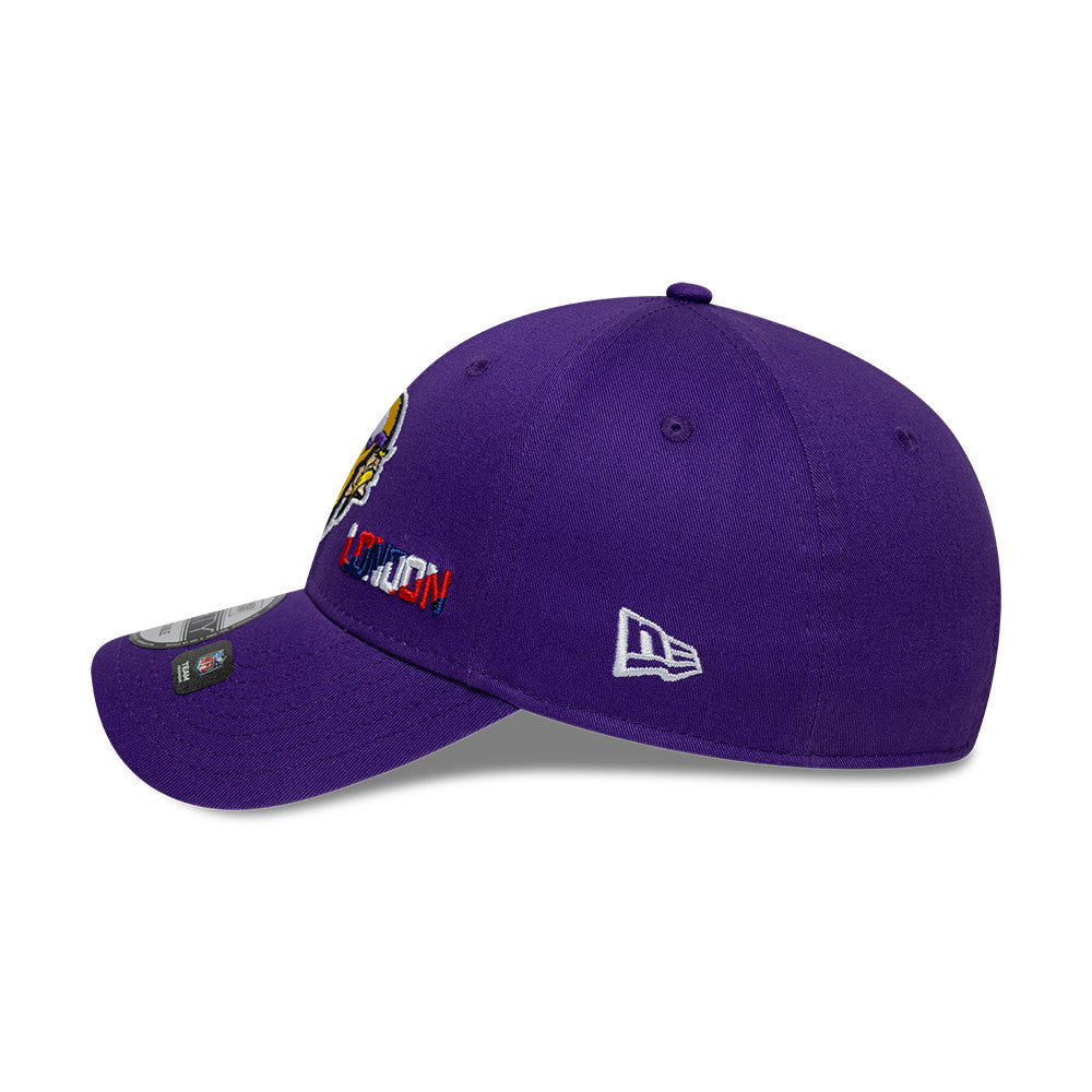 NFL London Games 2025 Minnesota Vikings 9FORTY Cap Lila - STADIUMDREAMS
