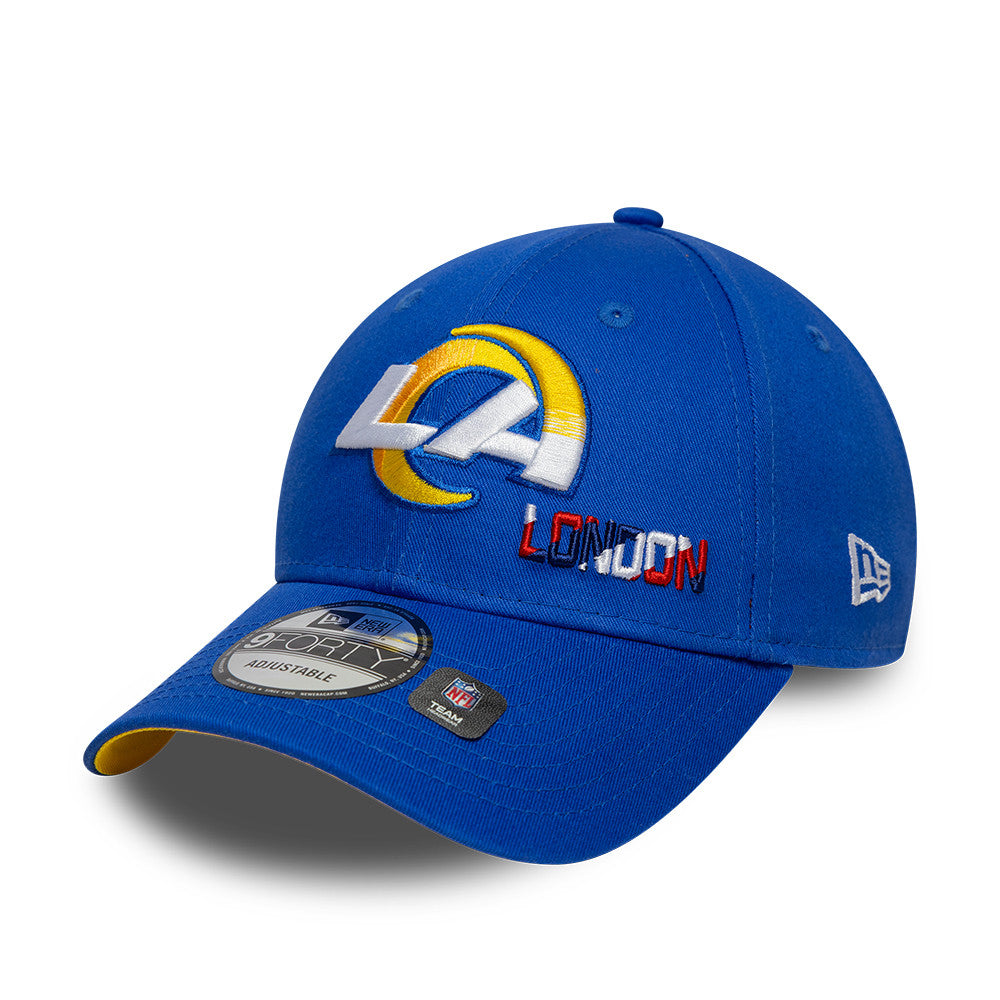 NFL London Games 2025 Los Angeles Rams 9FORTY Cap in Blau - STADIUMDREAMS