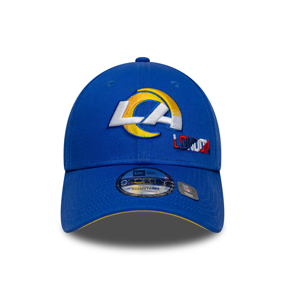 NFL London Games 2025 Los Angeles Rams 9FORTY Cap in Blau - STADIUMDREAMS