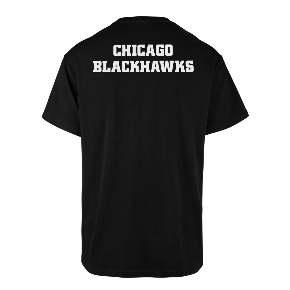 Chicago Blackhawks ’47 Backprint Echo NHL T-Shirt Schwarz - STADIUMDREAMS
