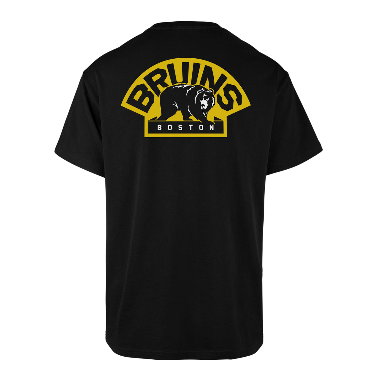 Boston Bruins ’47 Backprint Echo NHL T-Shirt Schwarz - STADIUMDREAMS
