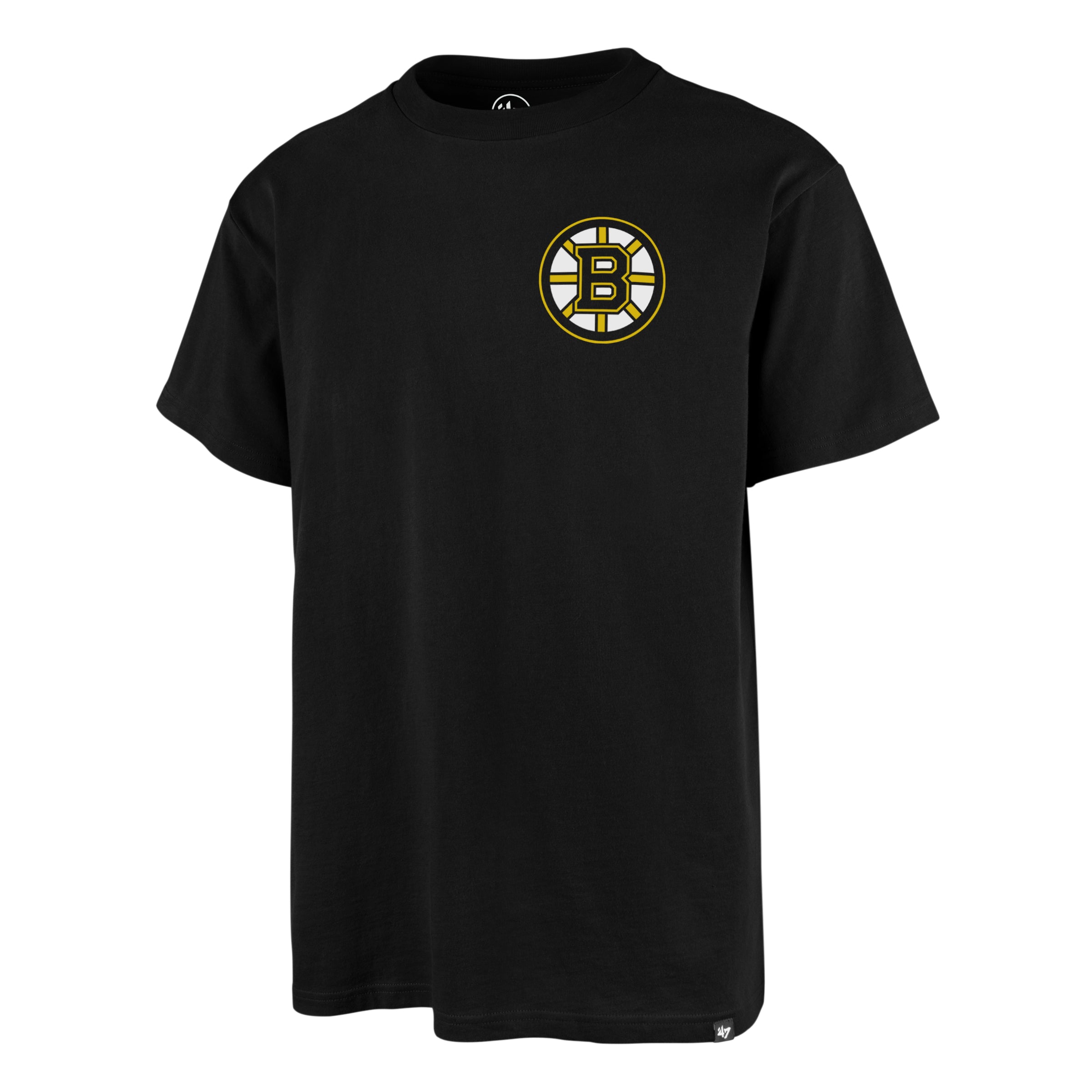 Boston Bruins ’47 Backprint Echo NHL T-Shirt Schwarz - STADIUMDREAMS