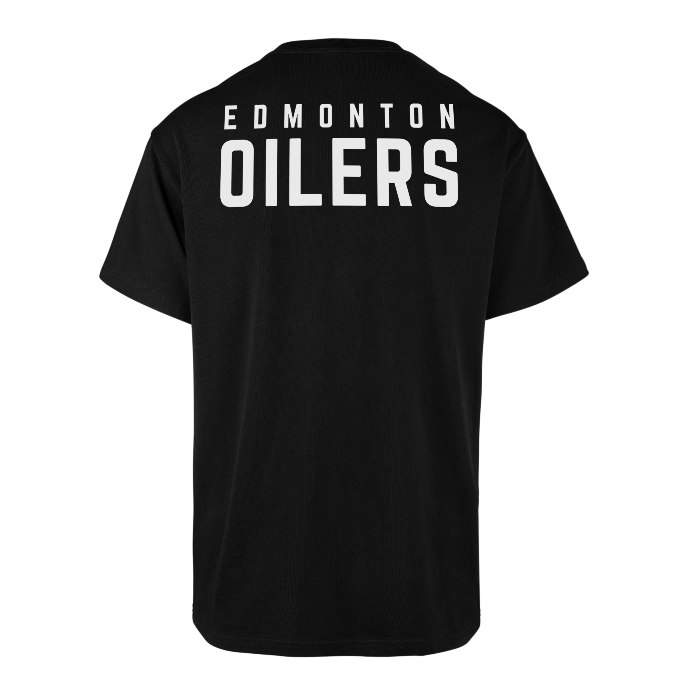 Edmonton Oilers ’47 Backprint Echo NHL T-Shirt Schwarz - STADIUMDREAMS