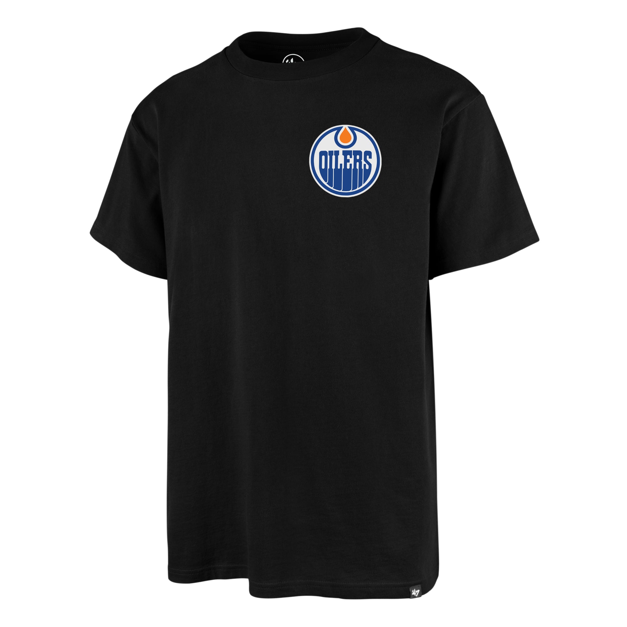Edmonton Oilers ’47 Backprint Echo NHL T-Shirt Schwarz