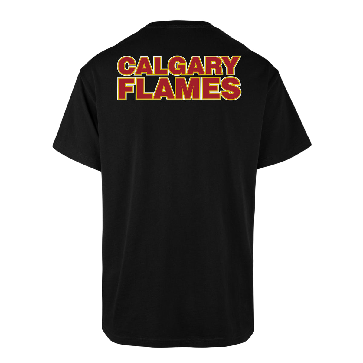 Calgary Flames ’47 Backprint Echo NHL T-Shirt Schwarz - STADIUMDREAMS