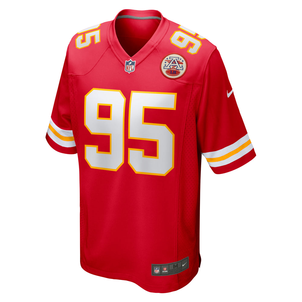 Chris Jones #95 Kansas City Chiefs Nike Game NFL Football Trikot Rot