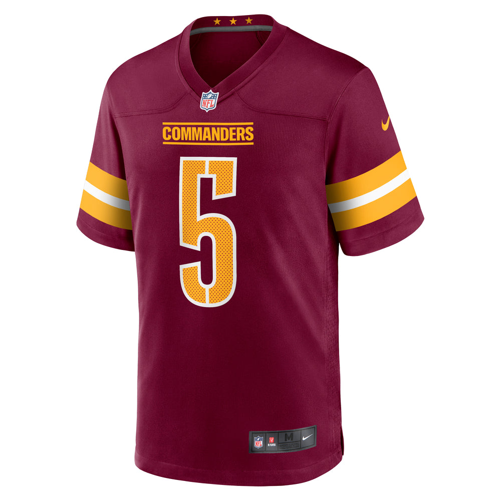 Jayden Daniels #5 Washington Commanders Nike Game NFL Football Trikot Rot - STADIUMDREAMS