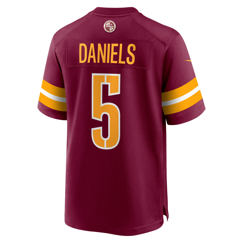 Jayden Daniels #5 Washington Commanders Nike Game NFL Football Trikot Rot - STADIUMDREAMS