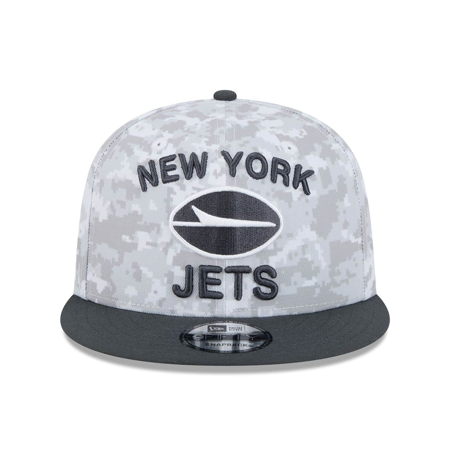 New York Jets 2024 NFL Salute to Service New Era 9FIFTY Snapback Cap Weiß - STADIUMDREAMS