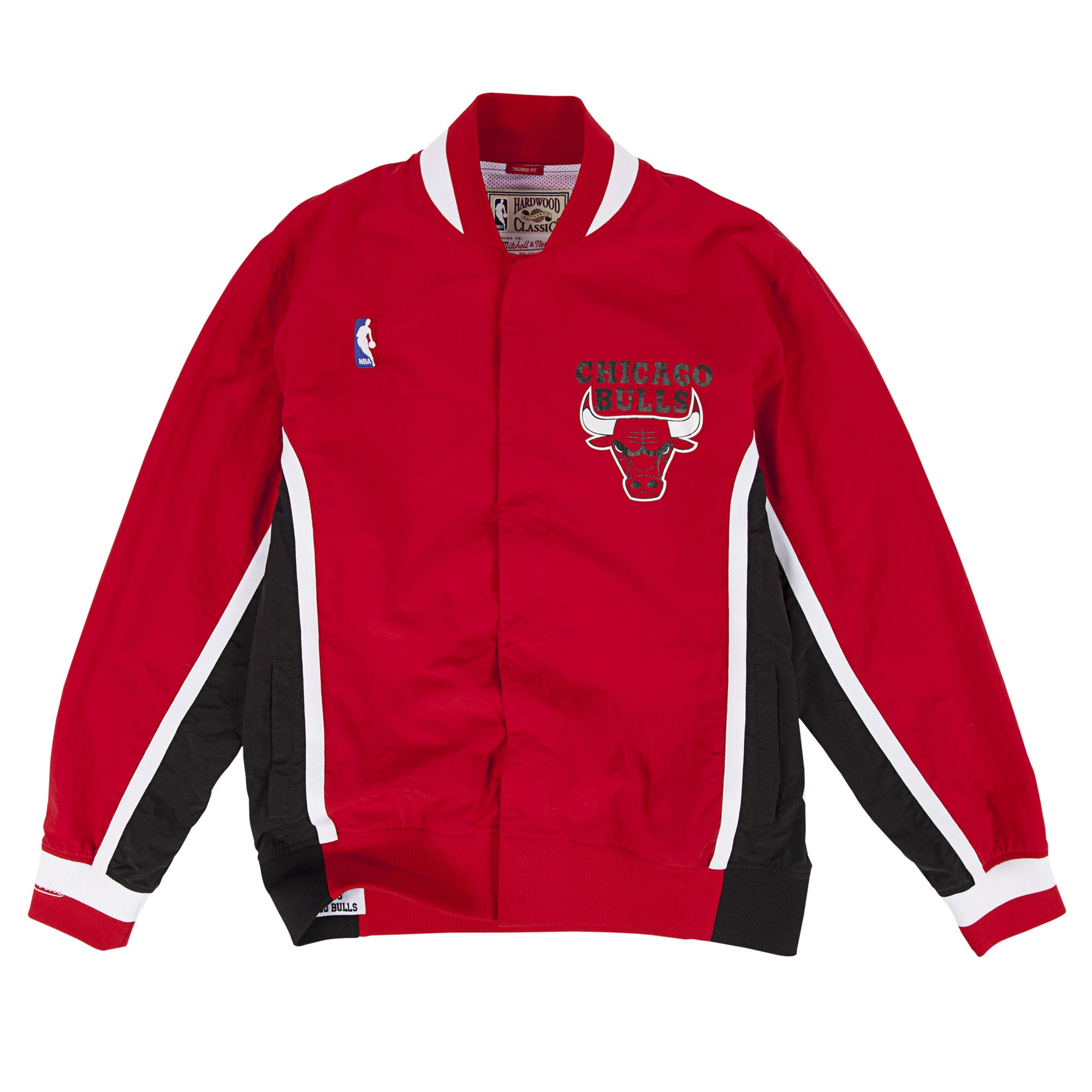 Chicago Bulls Mitchell & Ness Authentic Warm Up NBA Jacke 1992 Rot - STADIUMDREAMS