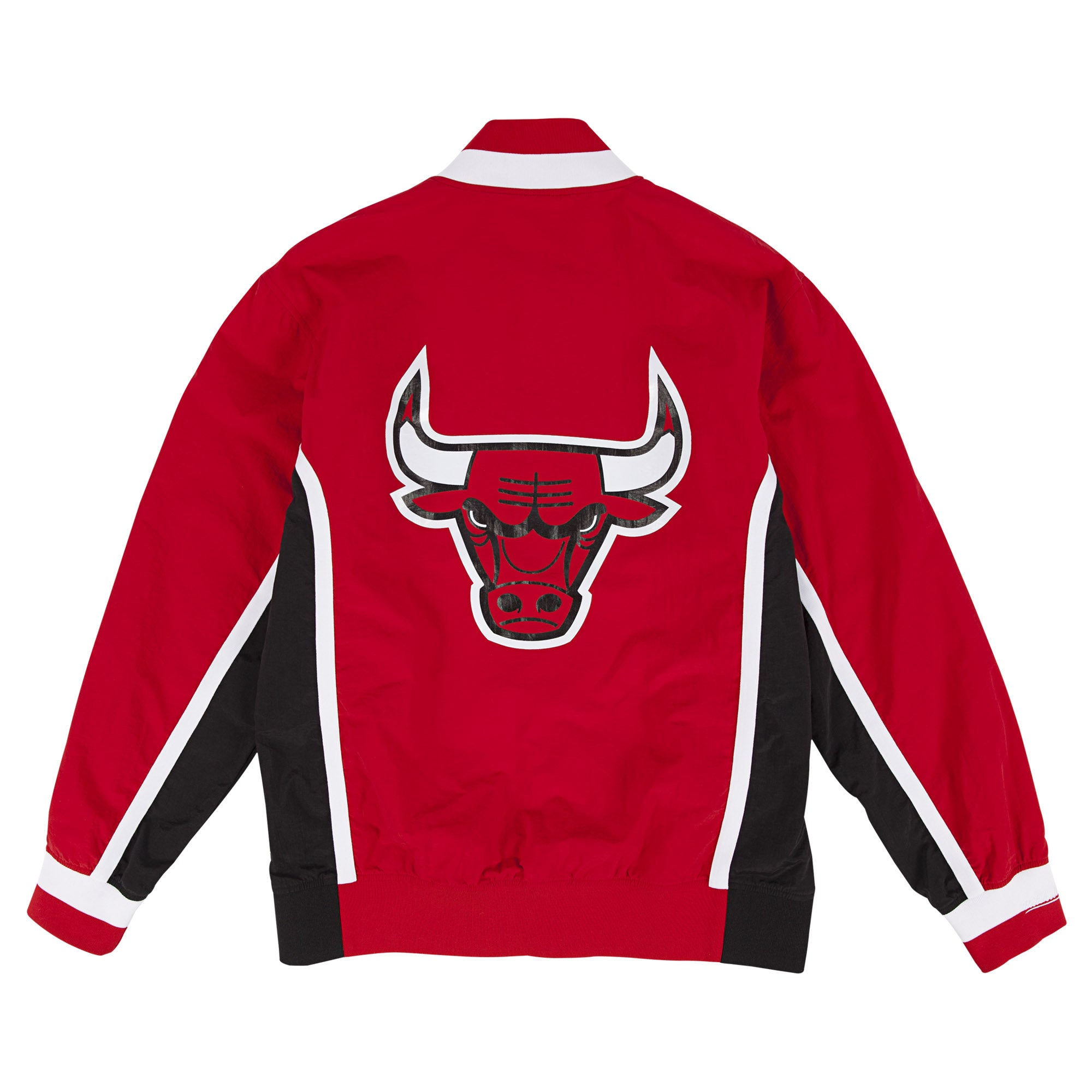 Chicago Bulls Mitchell & Ness Authentic Warm Up NBA Jacke 1992 Rot - STADIUMDREAMS