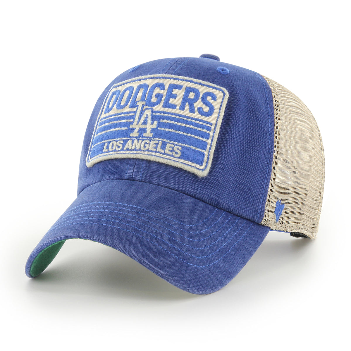 Los Angeles Dodgers Tuscaloosa Trawler Patch '47 CLEAN UP Trucker Cap Blau - STADIUMDREAMS