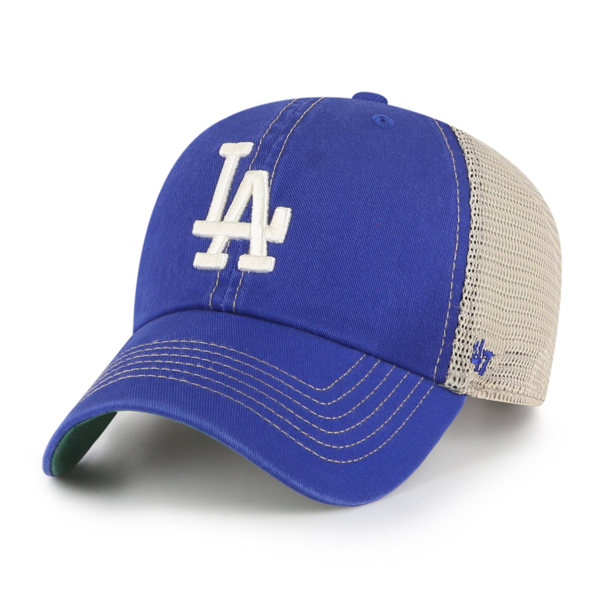 Los Angeles Dodgers Vintage Tuscaloosa Trawler '47 Clean Up Trucker MLB Cap Blau - STADIUMDREAMS