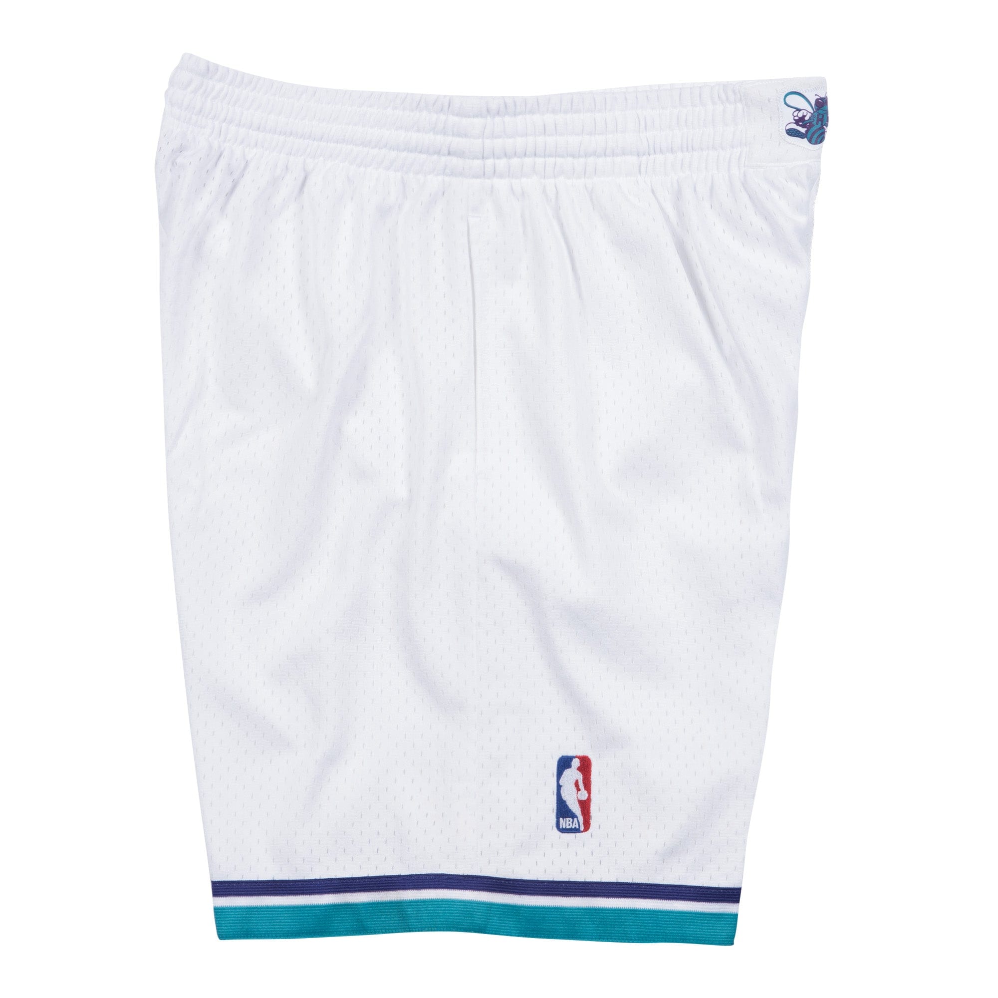 Charlotte Hornets Mitchell & Ness NBA Swingman Shorts 1992 Weiss - STADIUMDREAMS