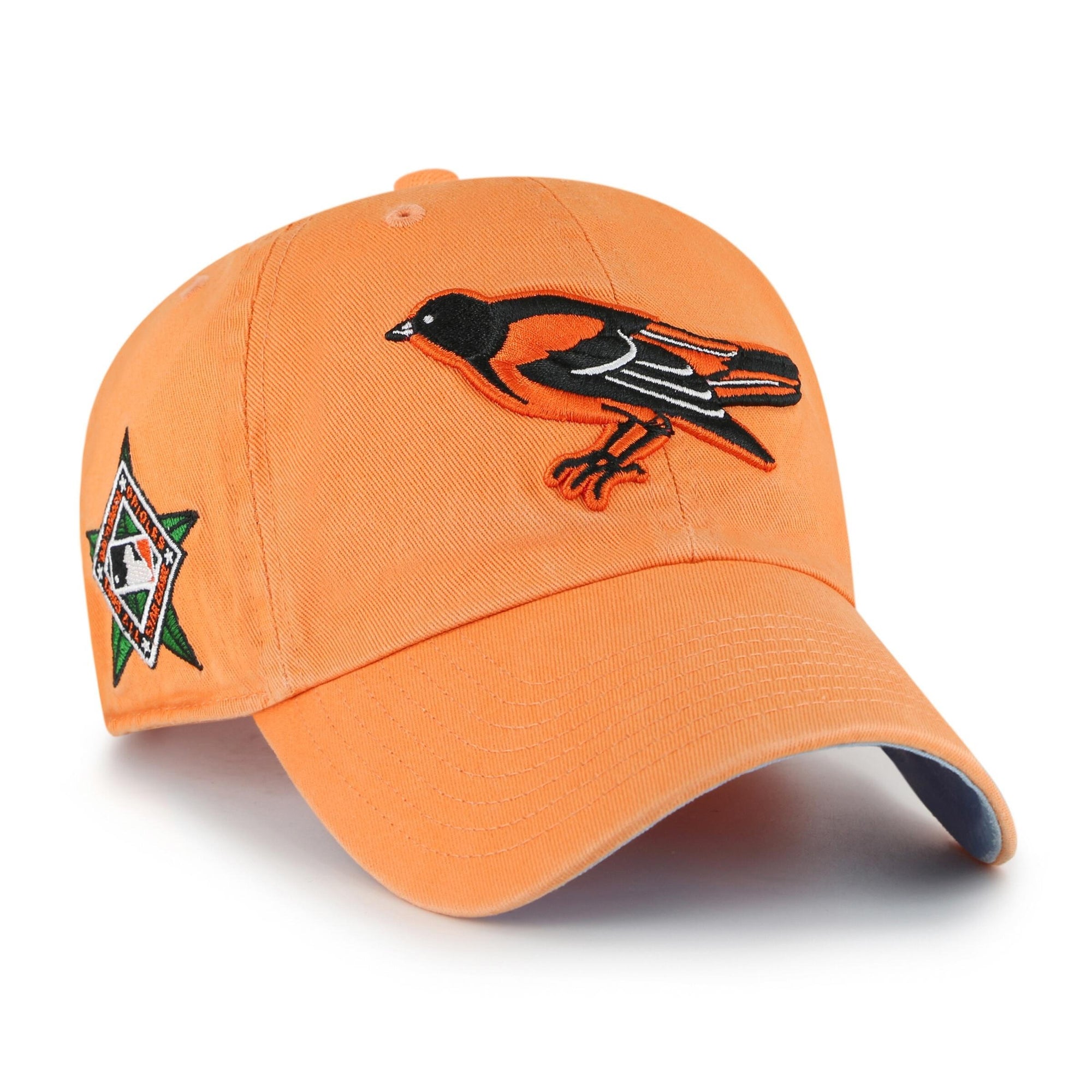 Baltimore Orioles Double Under '47 CLEAN UP MLB Cap Orange - STADIUMDREAMS