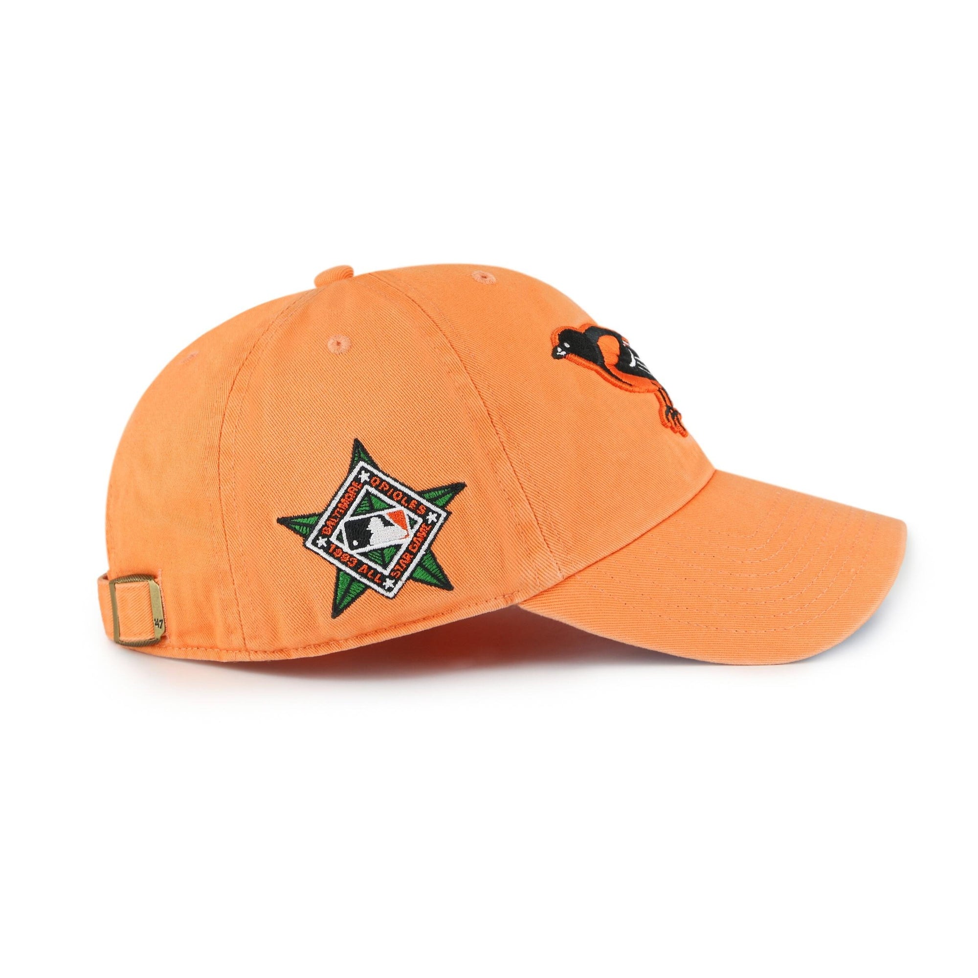 Baltimore Orioles Double Under '47 CLEAN UP MLB Cap Orange - STADIUMDREAMS