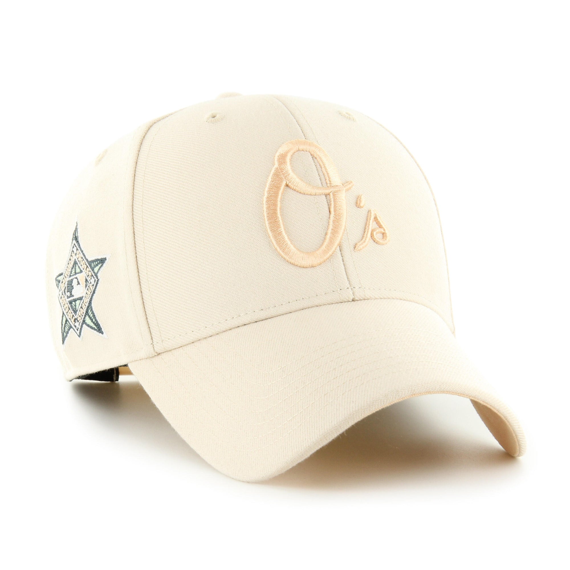 Baltimore Orioles Sure Shot Snapback ’47 MVP MLB Cap Cream Weiss - STADIUMDREAMS