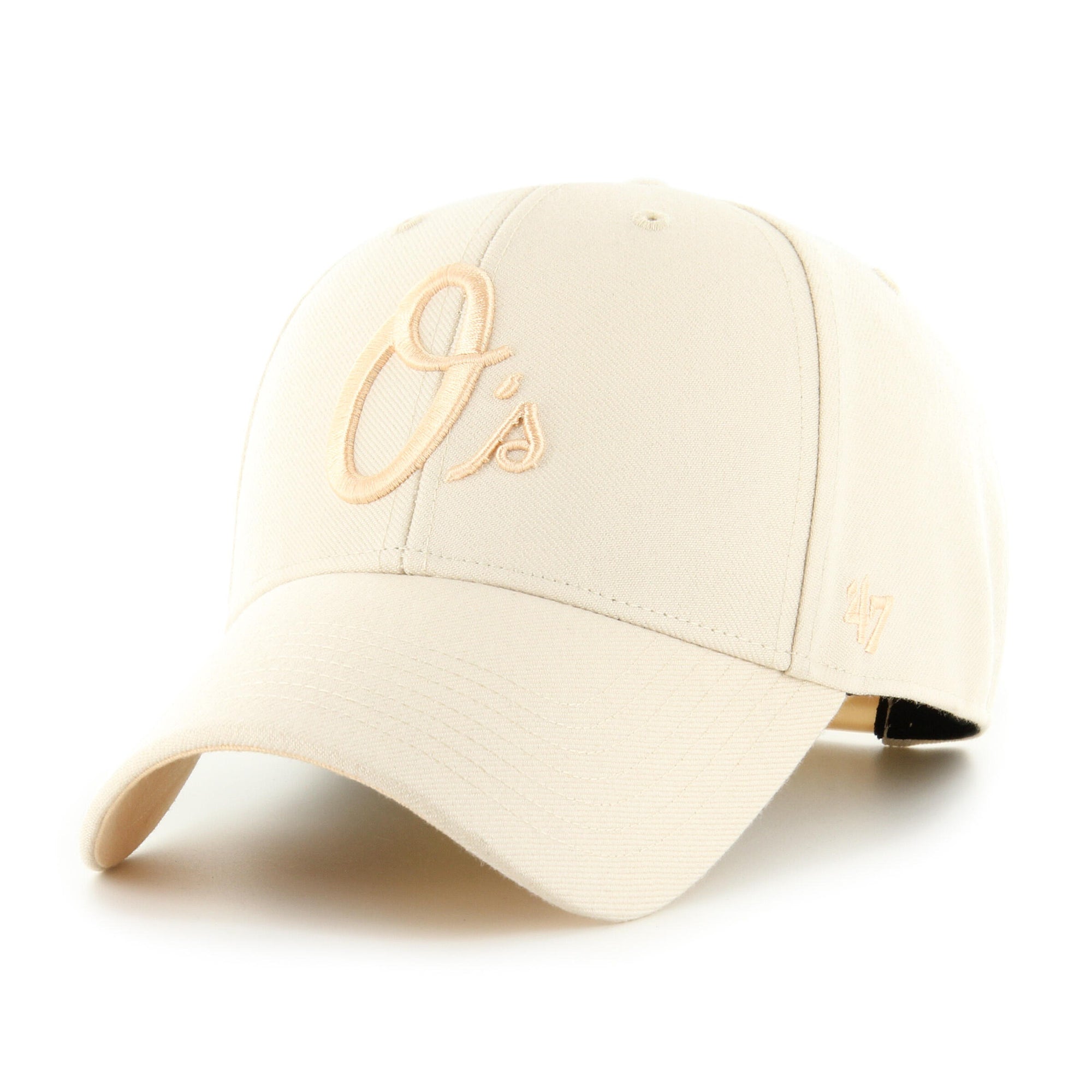 Baltimore Orioles Sure Shot Snapback ’47 MVP MLB Cap Cream Weiss - STADIUMDREAMS