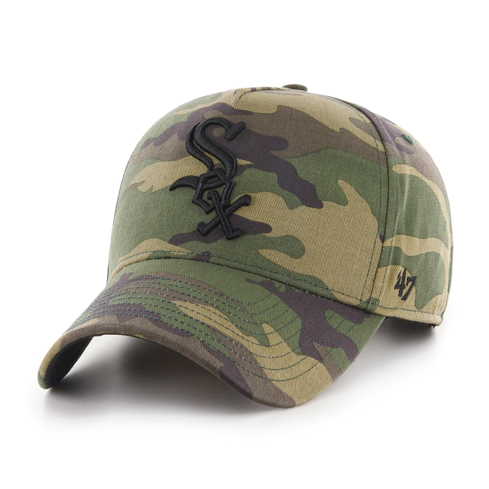 Chicago White Sox Grove Snapback '47 MVP MLB Cap Camouflage - STADIUMDREAMS