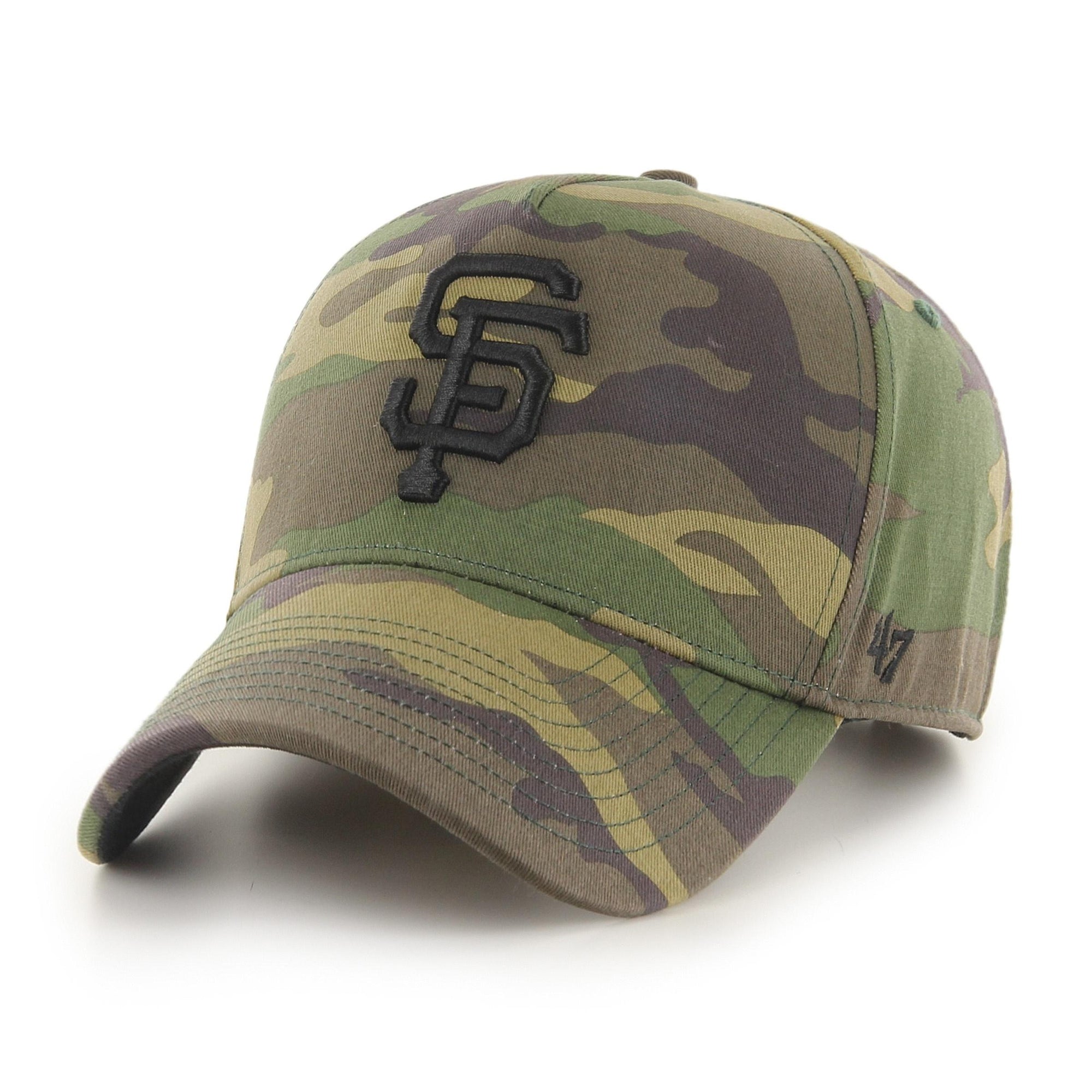 San Francisco Giants Grove Snapback '47 MVP MLB Cap Camouflage - STADIUMDREAMS