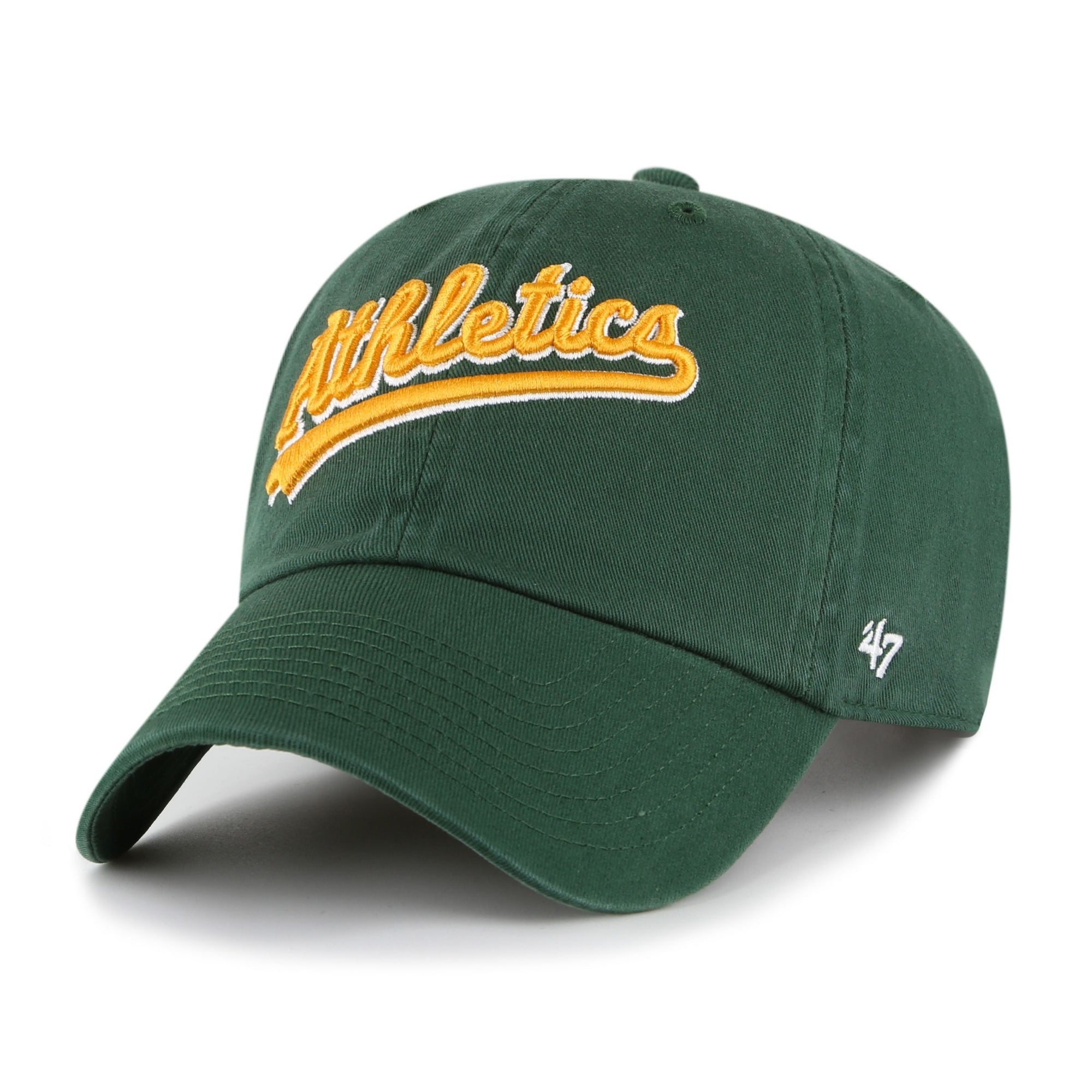 Oakland Athletics Script '47 CLEAN UP MLB Cap Grün - STADIUMDREAMS