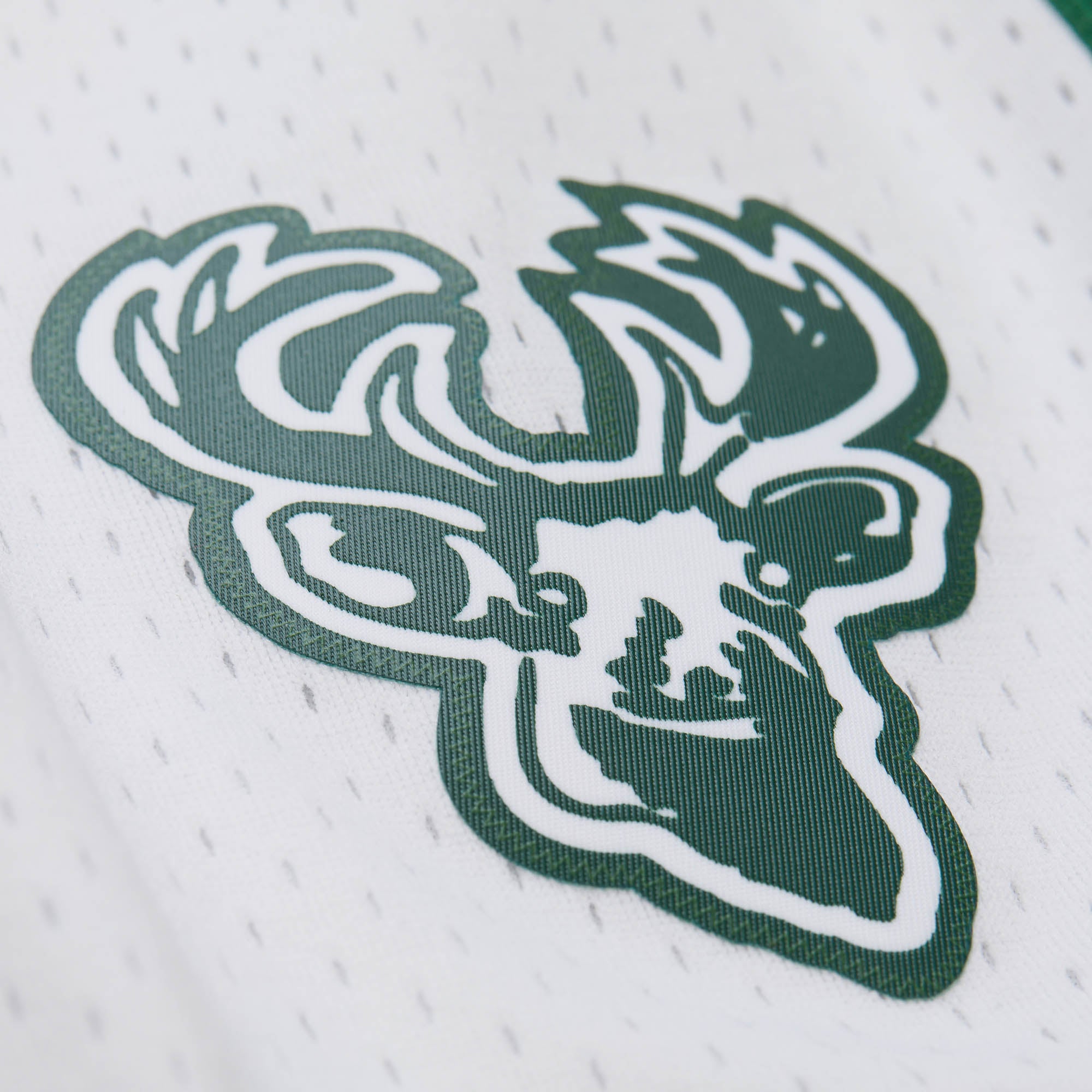 Milwaukee Bucks Mitchell & Ness NBA Swingman Shorts 1971 Weiß