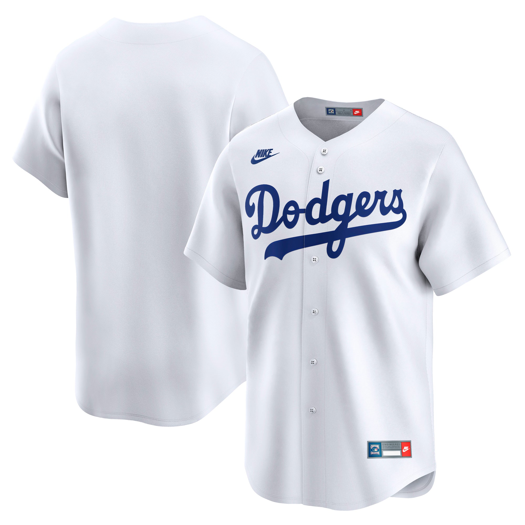 Los Angeles Dodgers Nike Limited Cooperstown MLB Baseball Jersey White