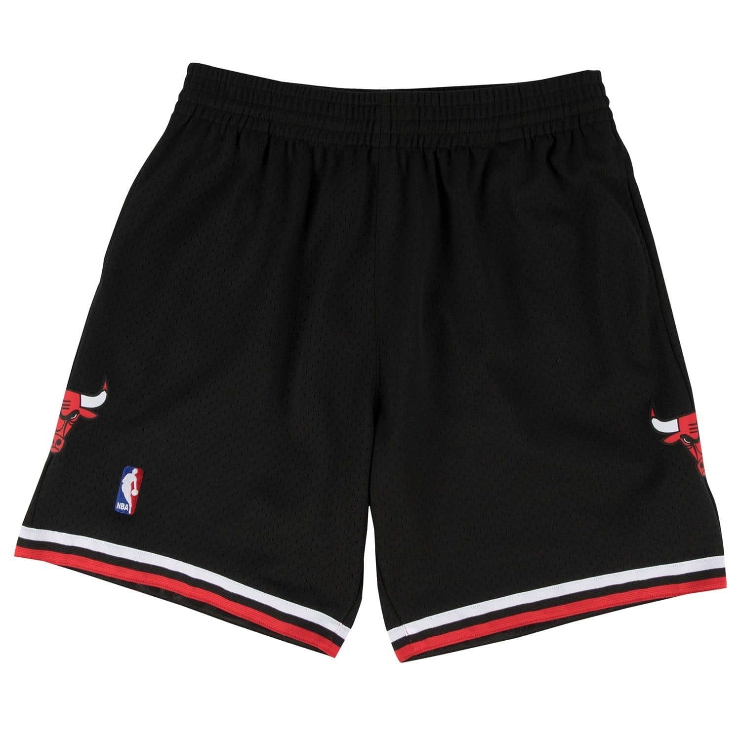 Chicago Bulls Mitchell & Ness NBA Swingman Shorts 1997-1998 Schwarz - STADIUMDREAMS