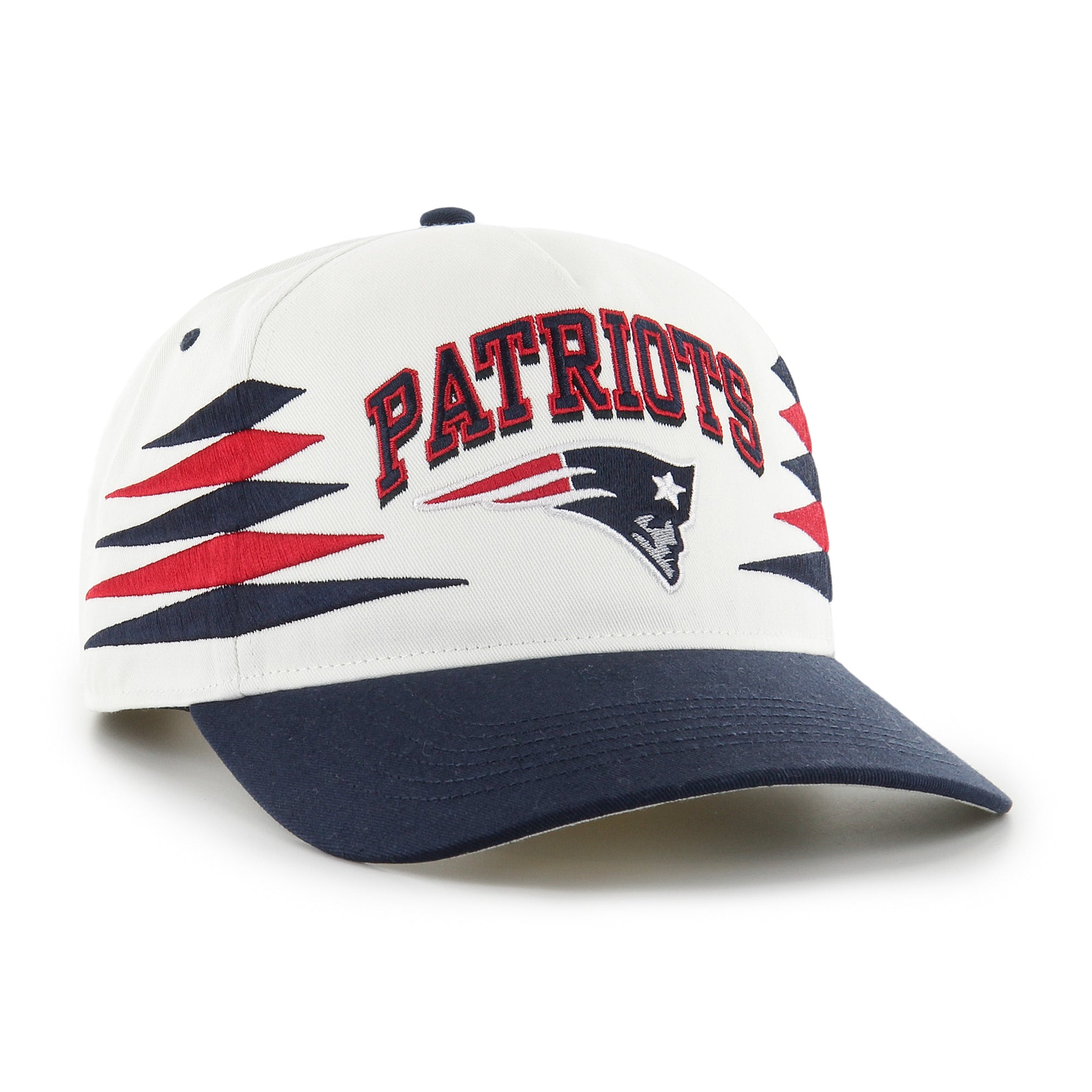 New England Patriots '47 DIAMOND CUT HITCH NFL Cap Weiß - STADIUMDREAMS