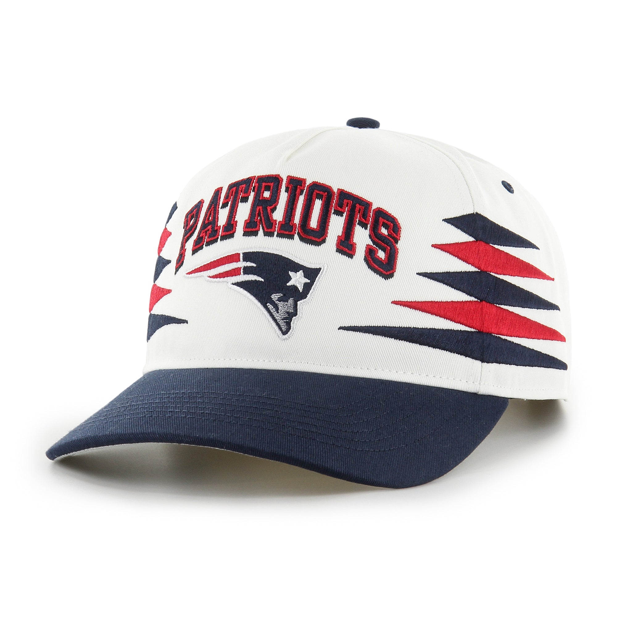 New England Patriots '47 DIAMOND CUT HITCH NFL Cap Weiß - STADIUMDREAMS