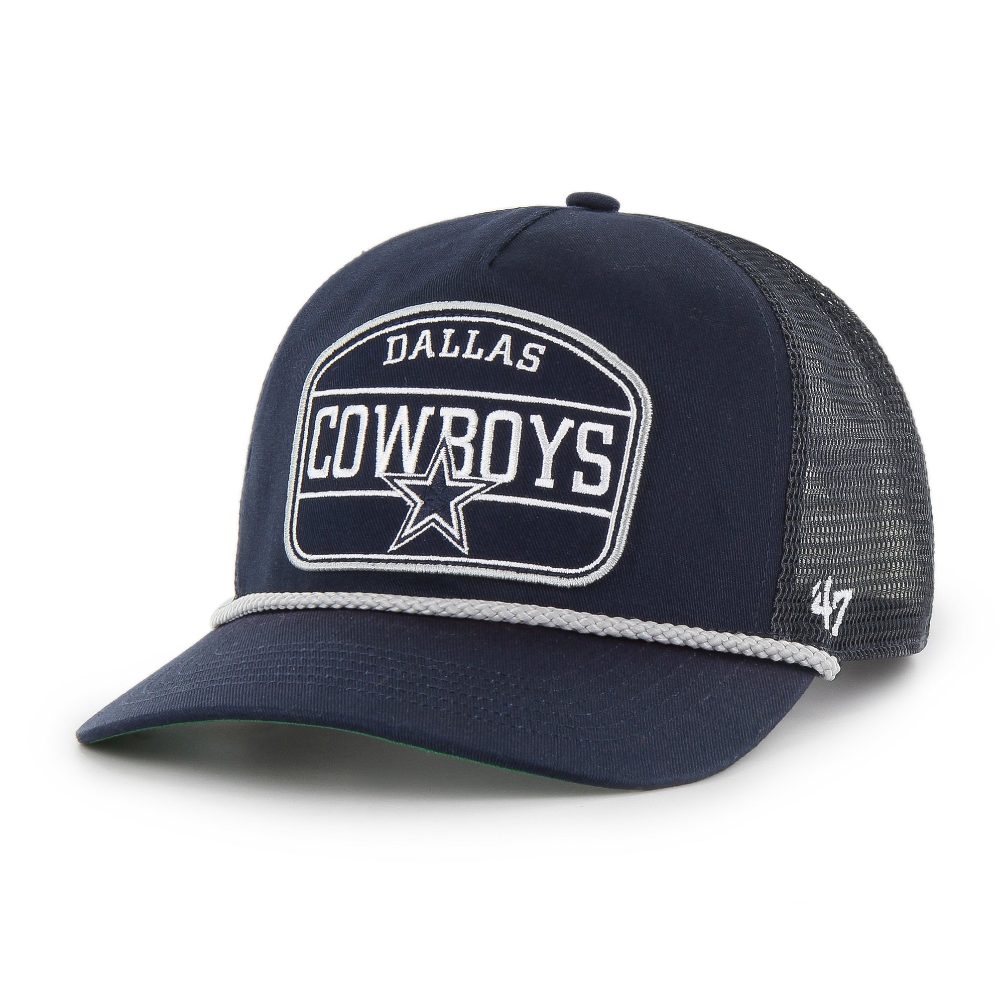 Dallas Cowboys Hone Rope '47 HITCH NFL Trucker Cap Navy