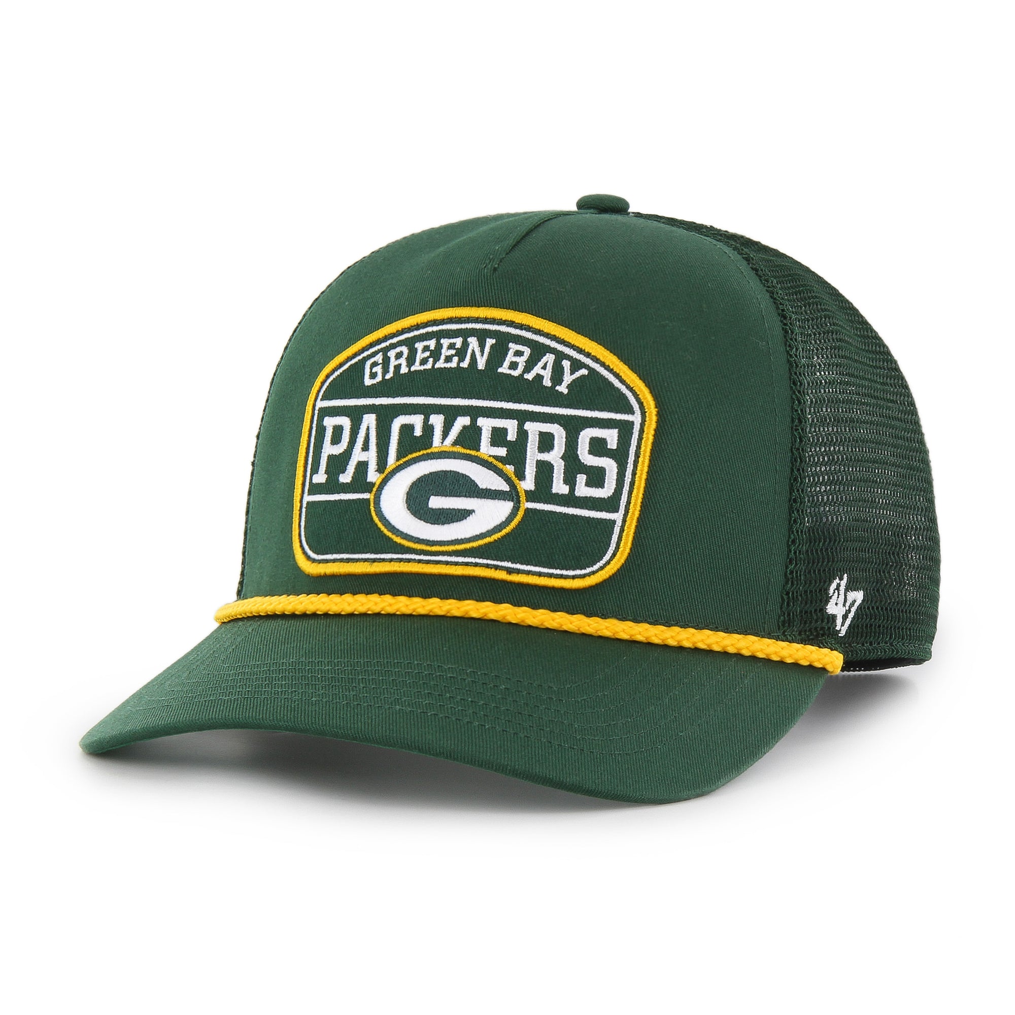 Green Bay Packers Hone Rope '47 HITCH NFL Trucker Cap Grün