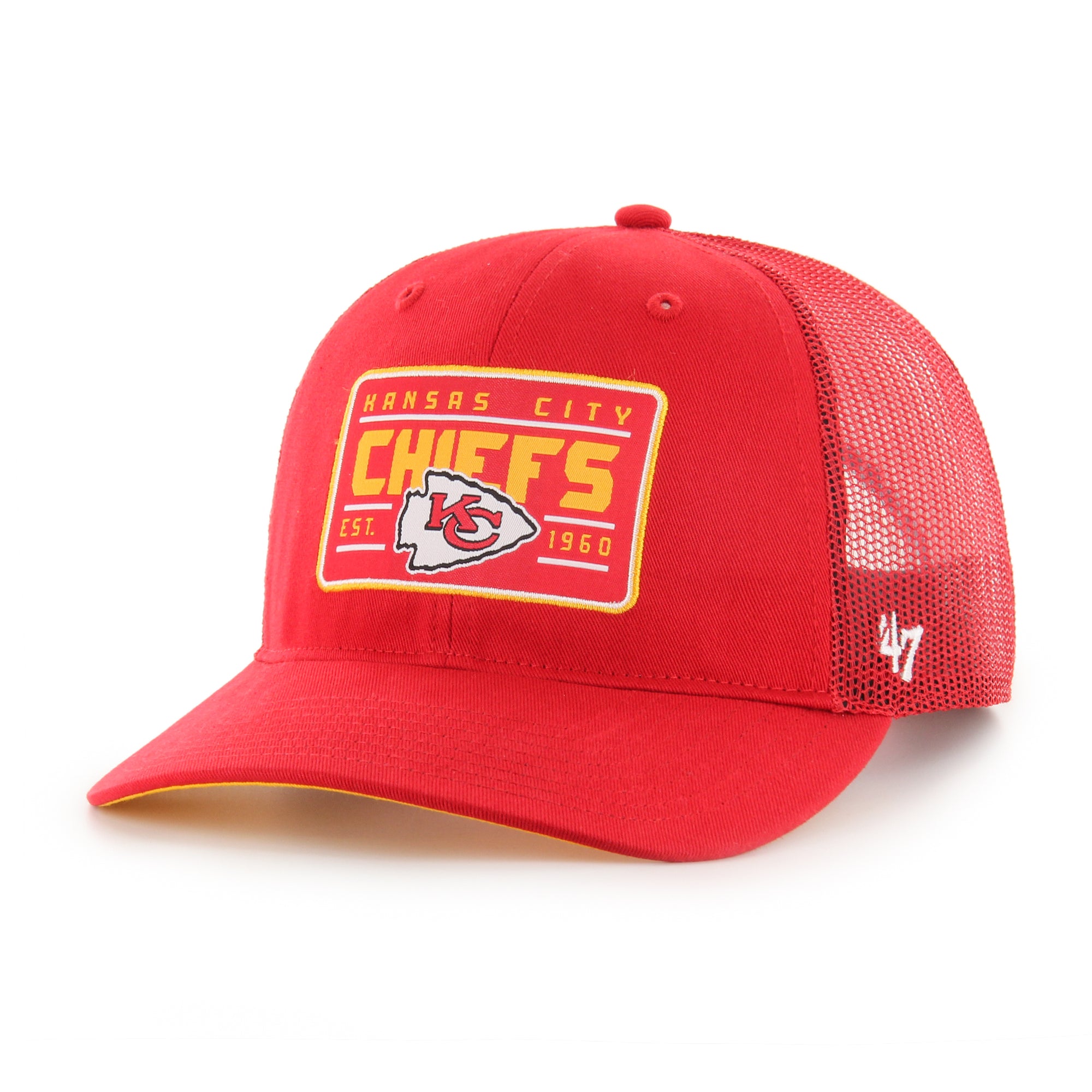 Kansas City Chiefs '47 Hardline TRUCKER NFL Cap Rot