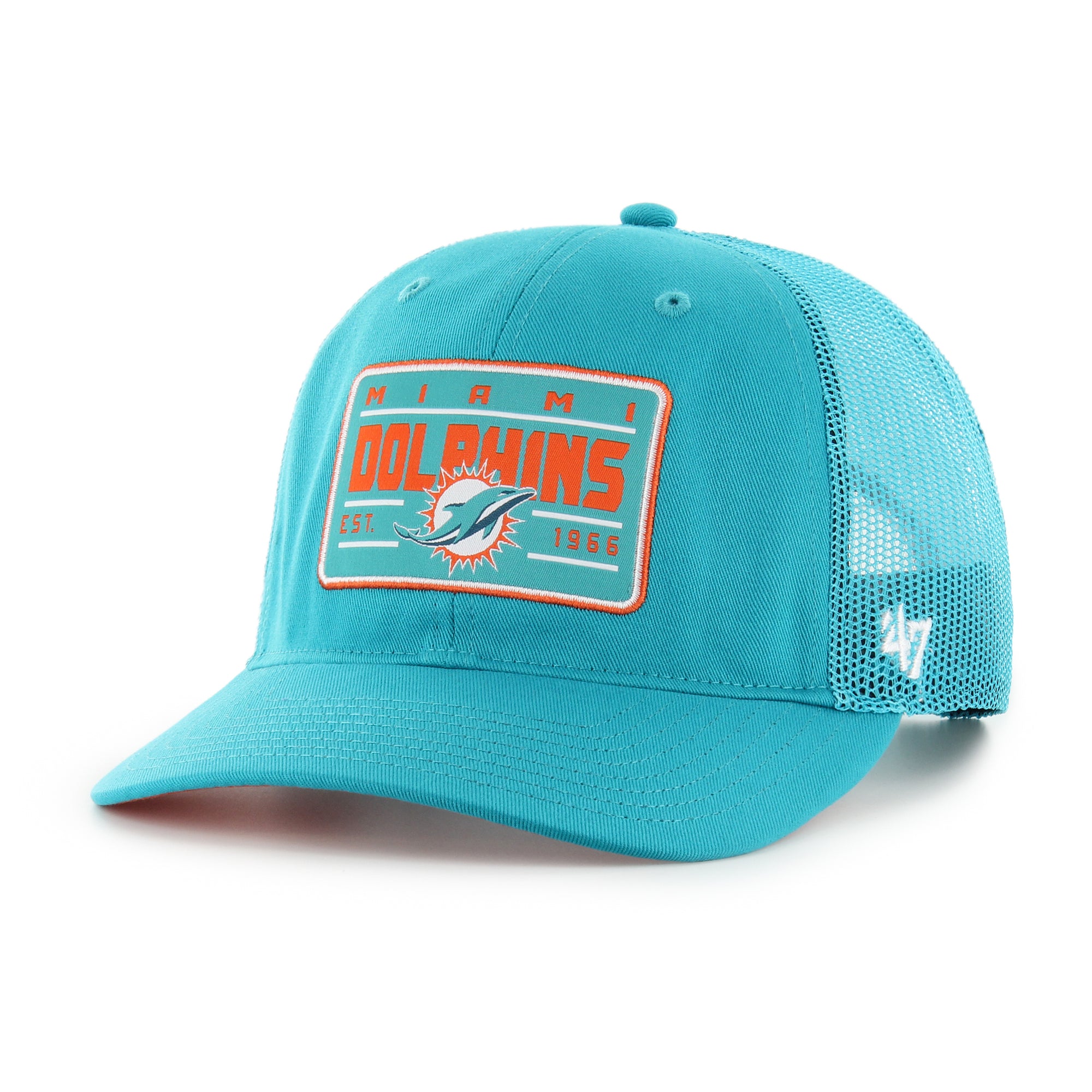 Miami Dolphins '47 Hardline TRUCKER NFL Cap Türkis - STADIUMDREAMS