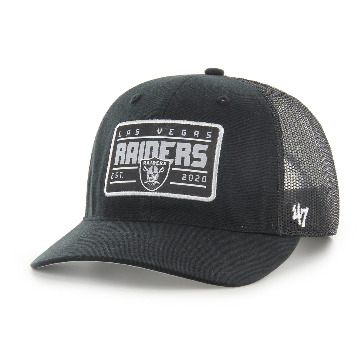 Las Vegas Raiders '47 Hardline TRUCKER NFL Cap Schwarz - STADIUMDREAMS