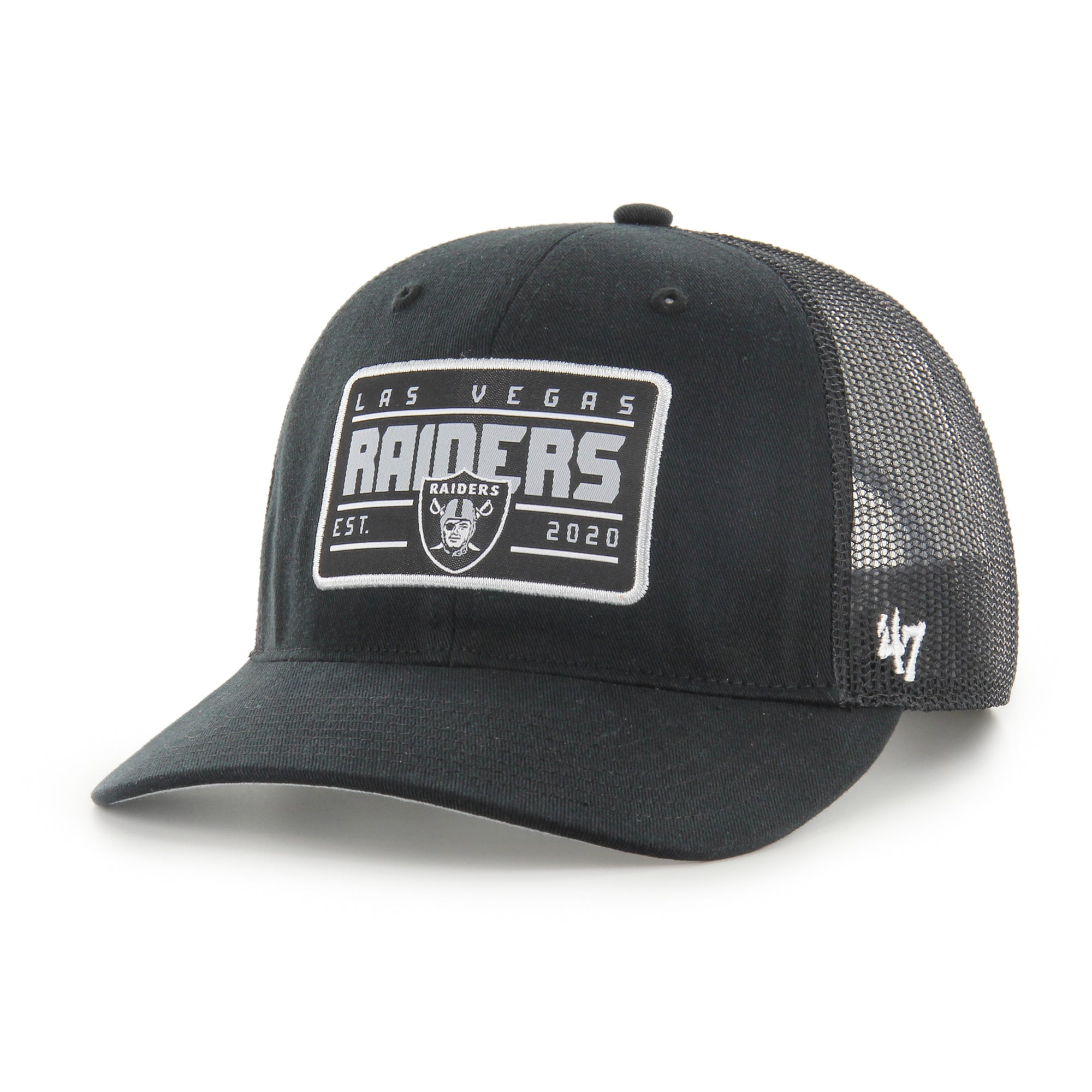 Las Vegas Raiders '47 Hardline TRUCKER NFL Cap Schwarz - STADIUMDREAMS