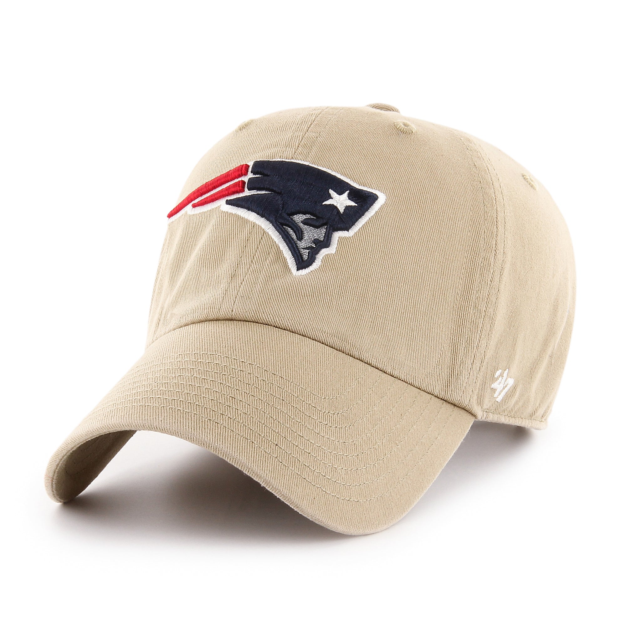 New England Patriots '47 CLEAN UP NFL Cap Beige