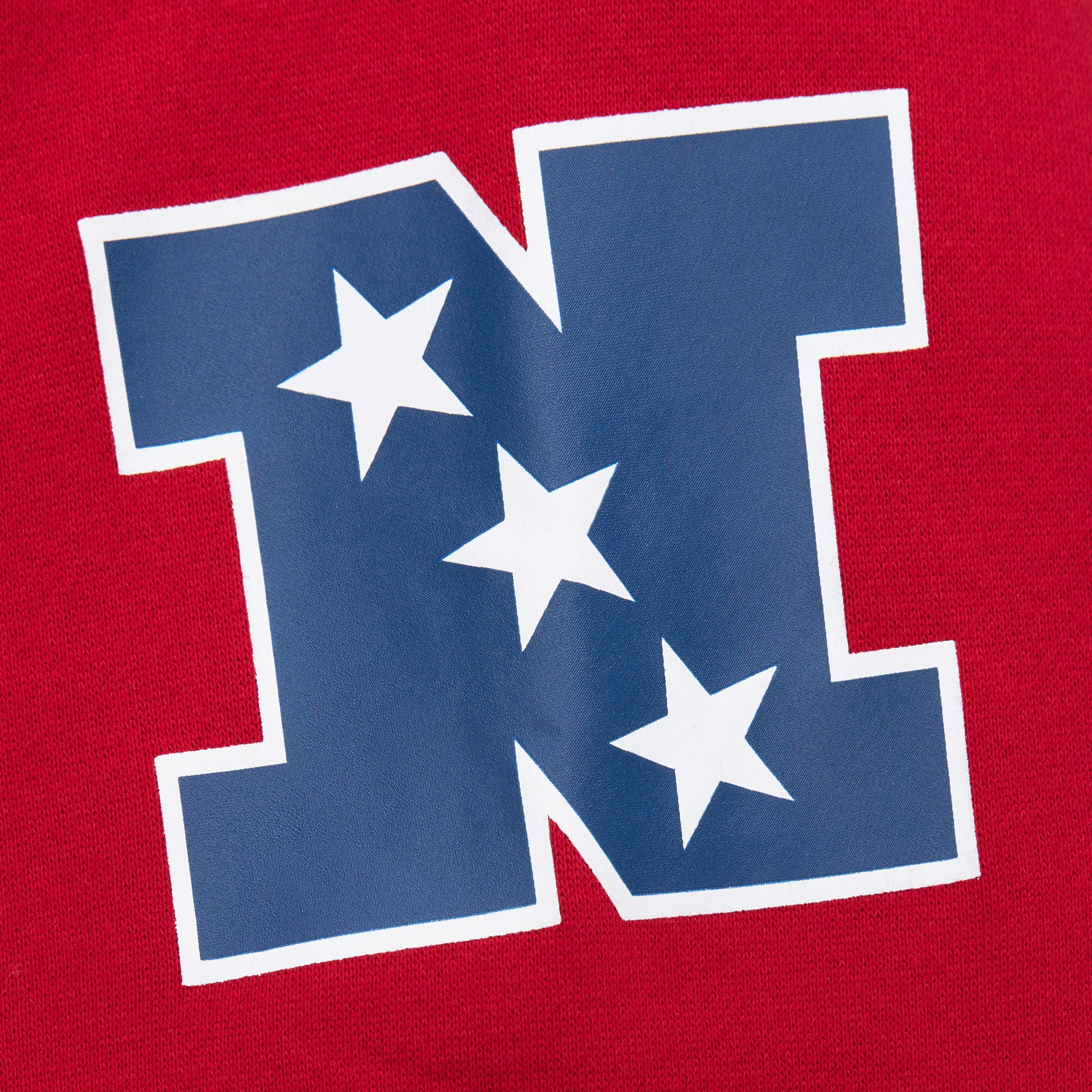 San Francisco 49ers Mitchell & Ness Backprint 2.0 NFL Pullover Sweatshirt Rot - STADIUMDREAMS