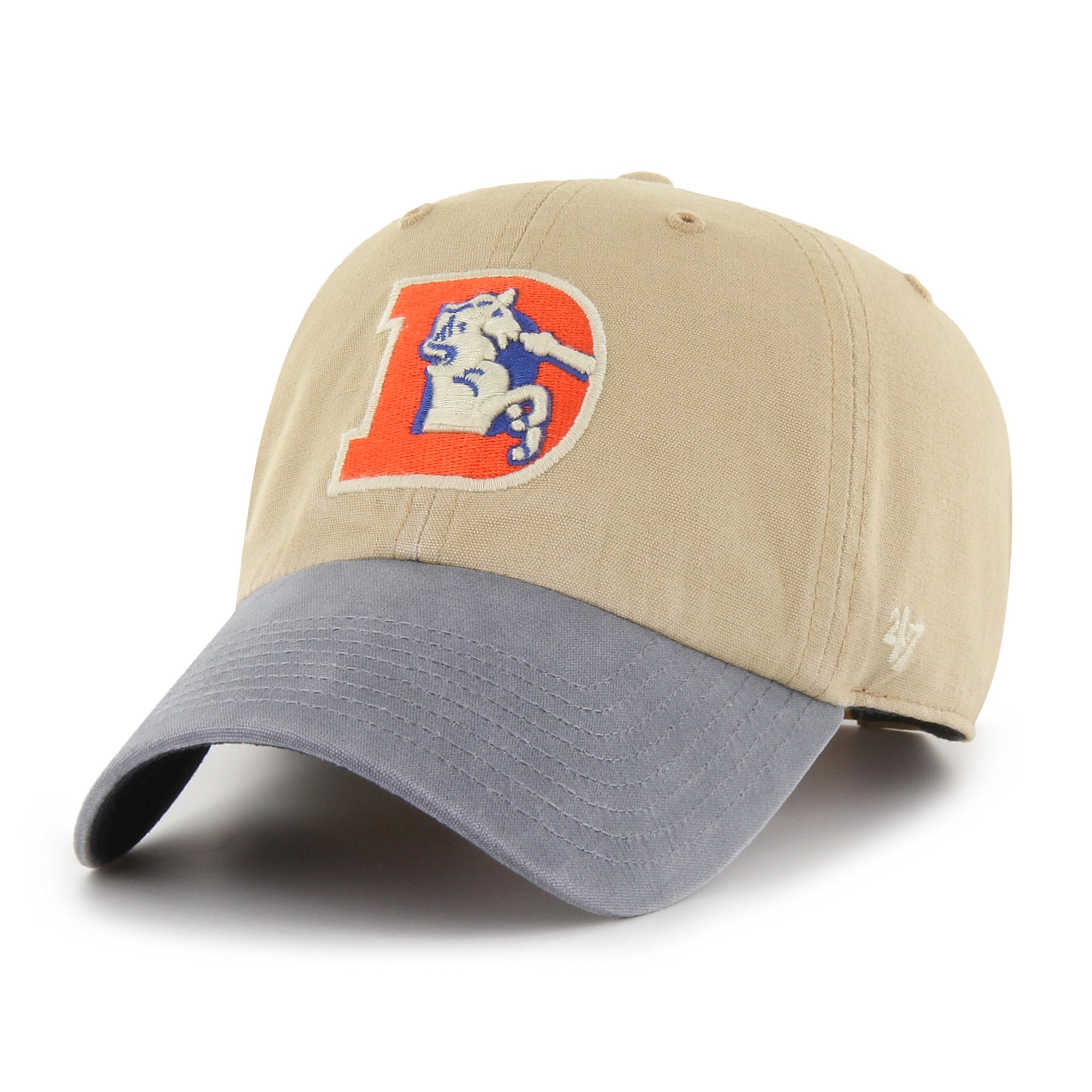 Denver Broncos Historic Ashfield '47 CLEAN UP NFL Cap Beige - STADIUMDREAMS