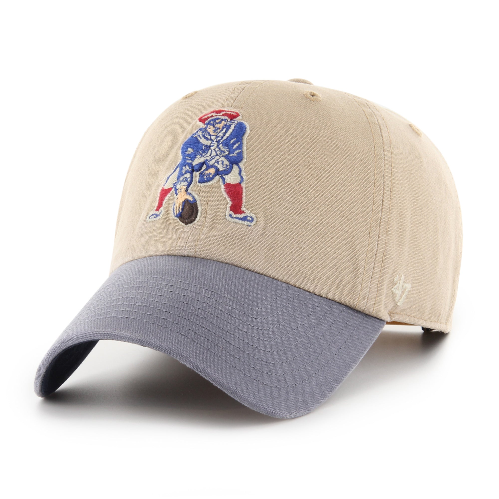 New England Patriots Historic Ashfield '47 CLEAN UP NFL Cap Beige - STADIUMDREAMS