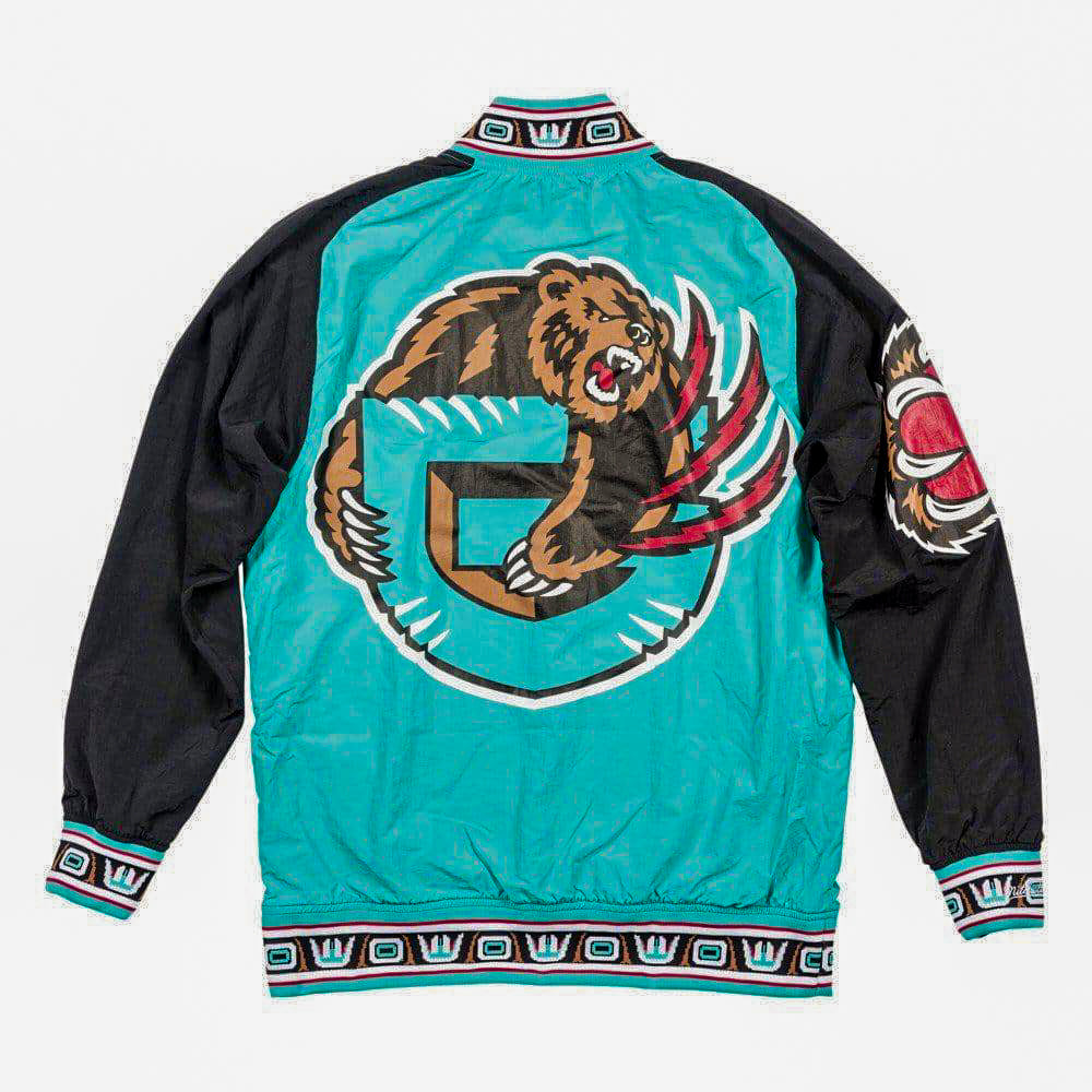 Memphis Grizzlies Mitchell & Ness Authentic Warm Up NBA Jacke 1995 Türkis - STADIUMDREAMS